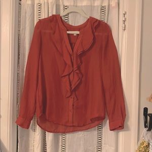 Fun & flirty deep red blouse
